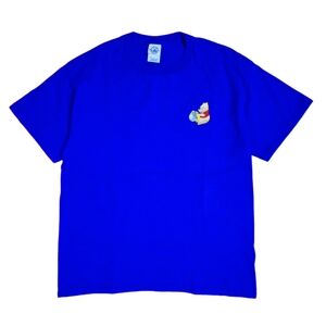 Large Vintage Royal Blue Winnie The Pooh Graphic Tee